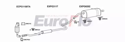 Глушитель EuroFlo PG20812 1005B